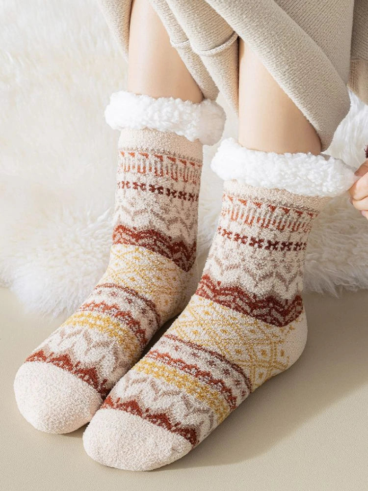 Thickened Non-Slip Wool Socks