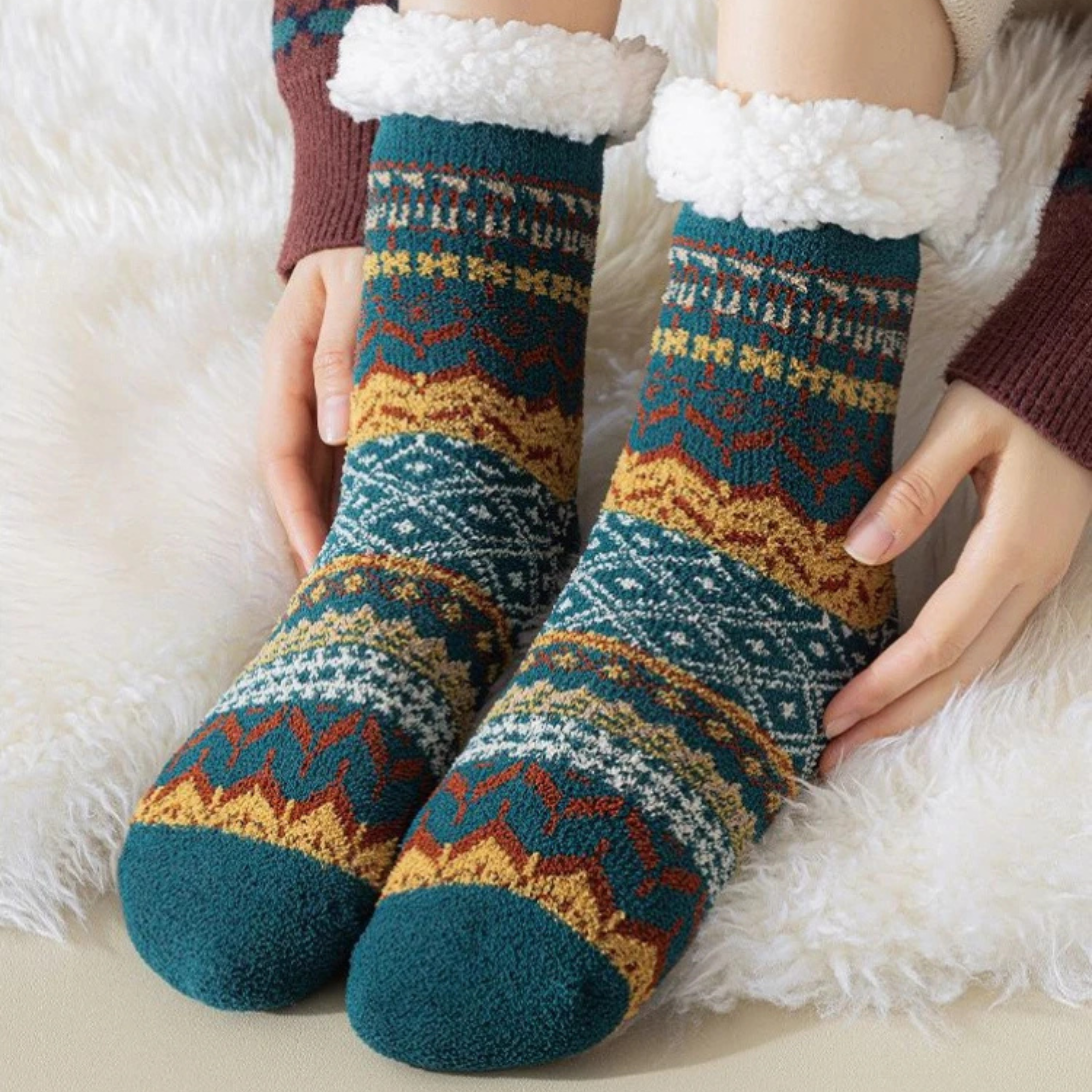 Thickened Non-Slip Wool Socks